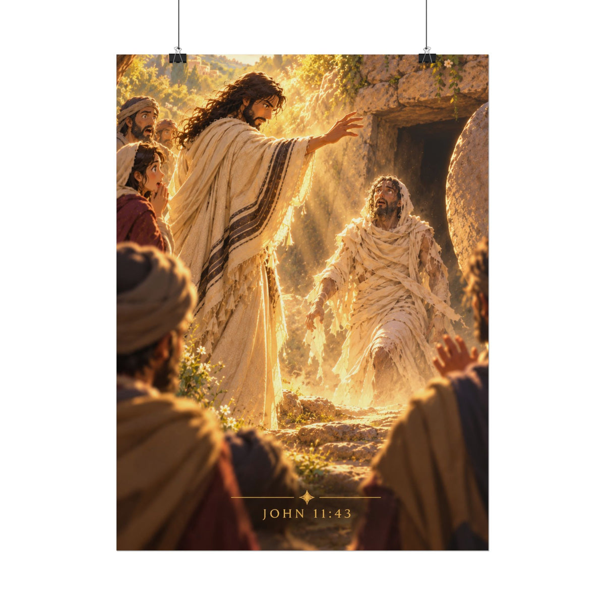 Lazarus Raised from the Dead — John 11 Art Print