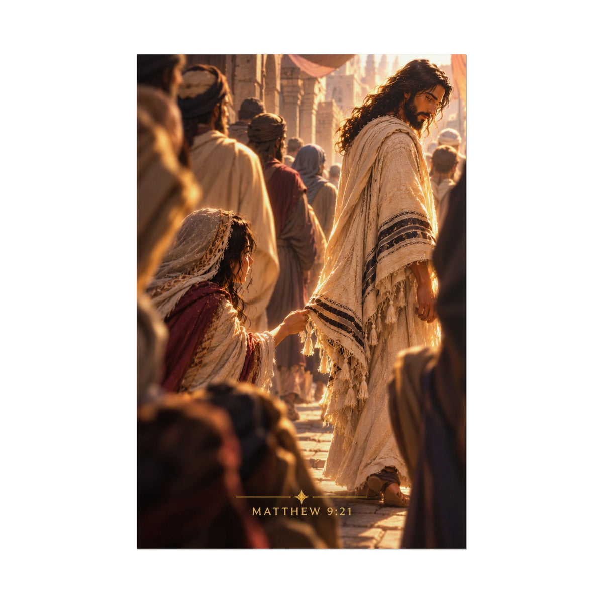 Hem of His Garment — Mark 5 Art Print