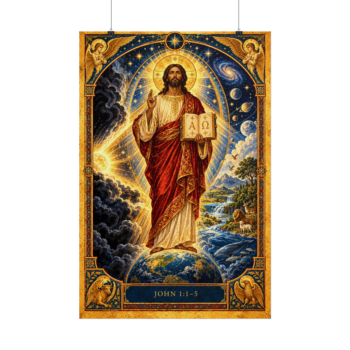 In the Beginning Was the Word — John 1:1 Art Print