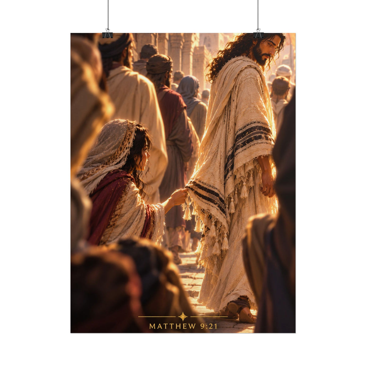 Hem of His Garment — Mark 5 Art Print