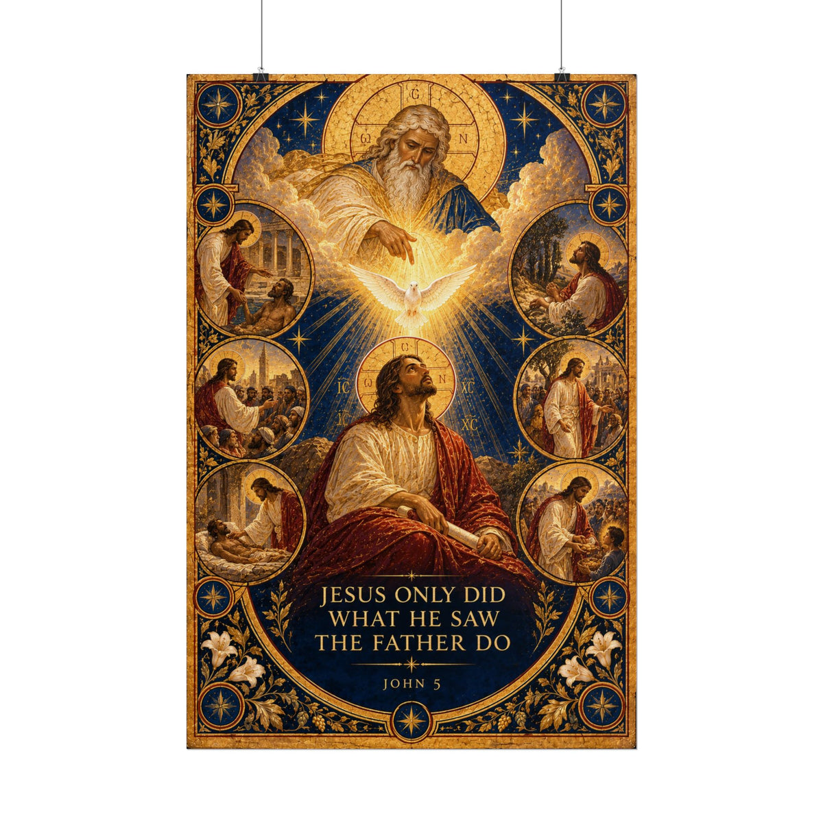 The Works of the Father — John 5:19 Art Print