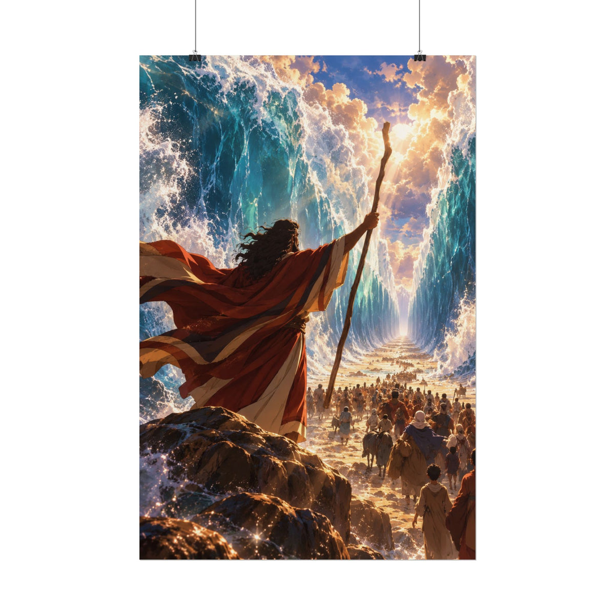 Parting of the Red Sea — Exodus 14 Art Print