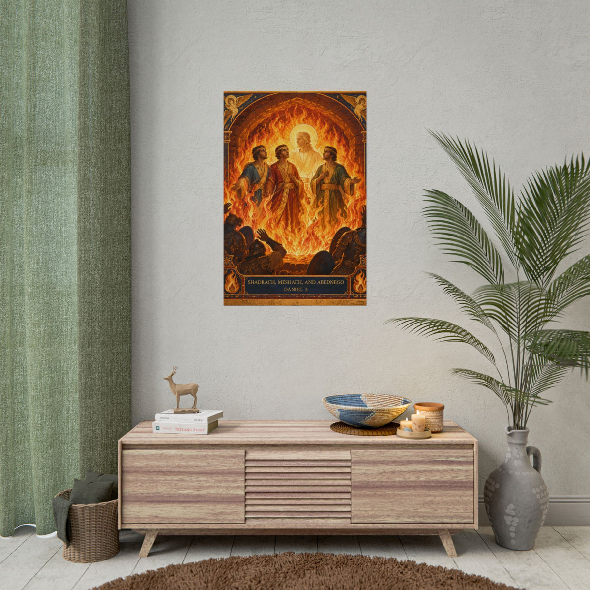 The Fiery Furnace — Daniel 3 Art Print