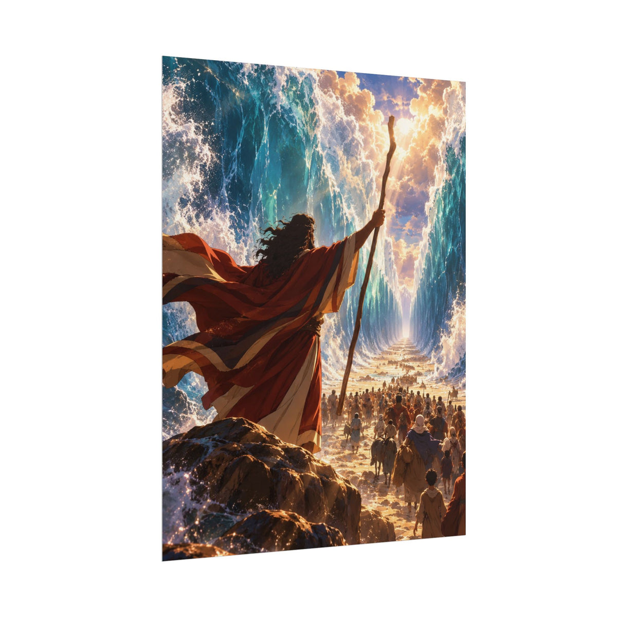 Parting of the Red Sea — Exodus 14 Art Print