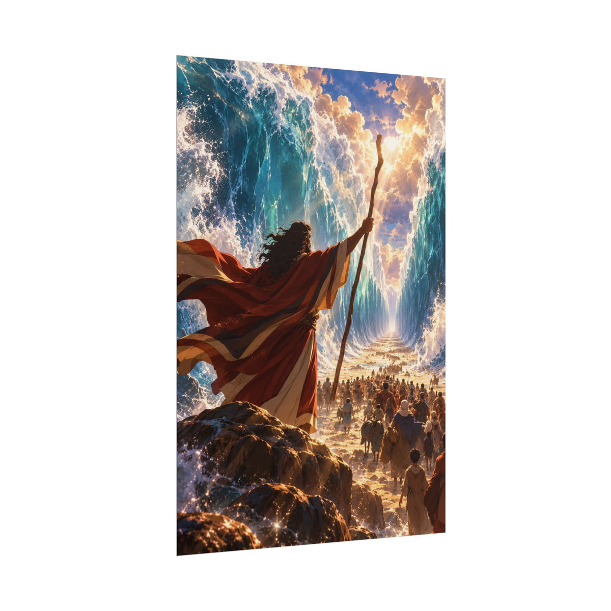 Parting of the Red Sea — Exodus 14 Art Print