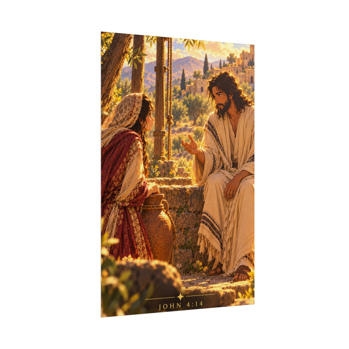 Woman at the Well — John 4 Art Print