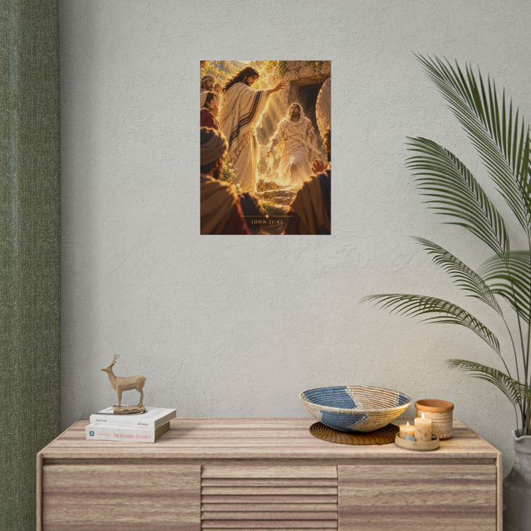 Lazarus Raised from the Dead — John 11 Art Print
