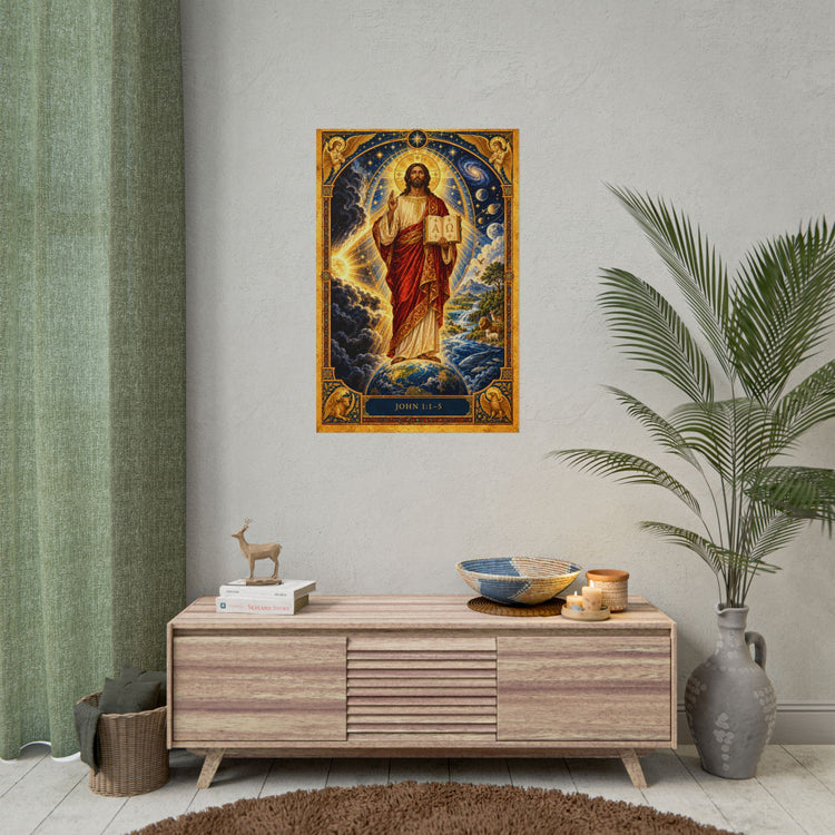 In the Beginning Was the Word — John 1:1 Art Print