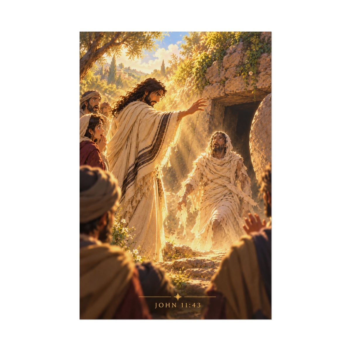 Lazarus Raised from the Dead — John 11 Art Print