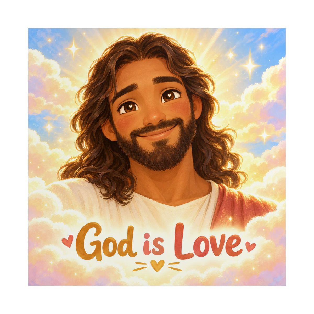 God Is Love — 1 John 4:8 Art Print