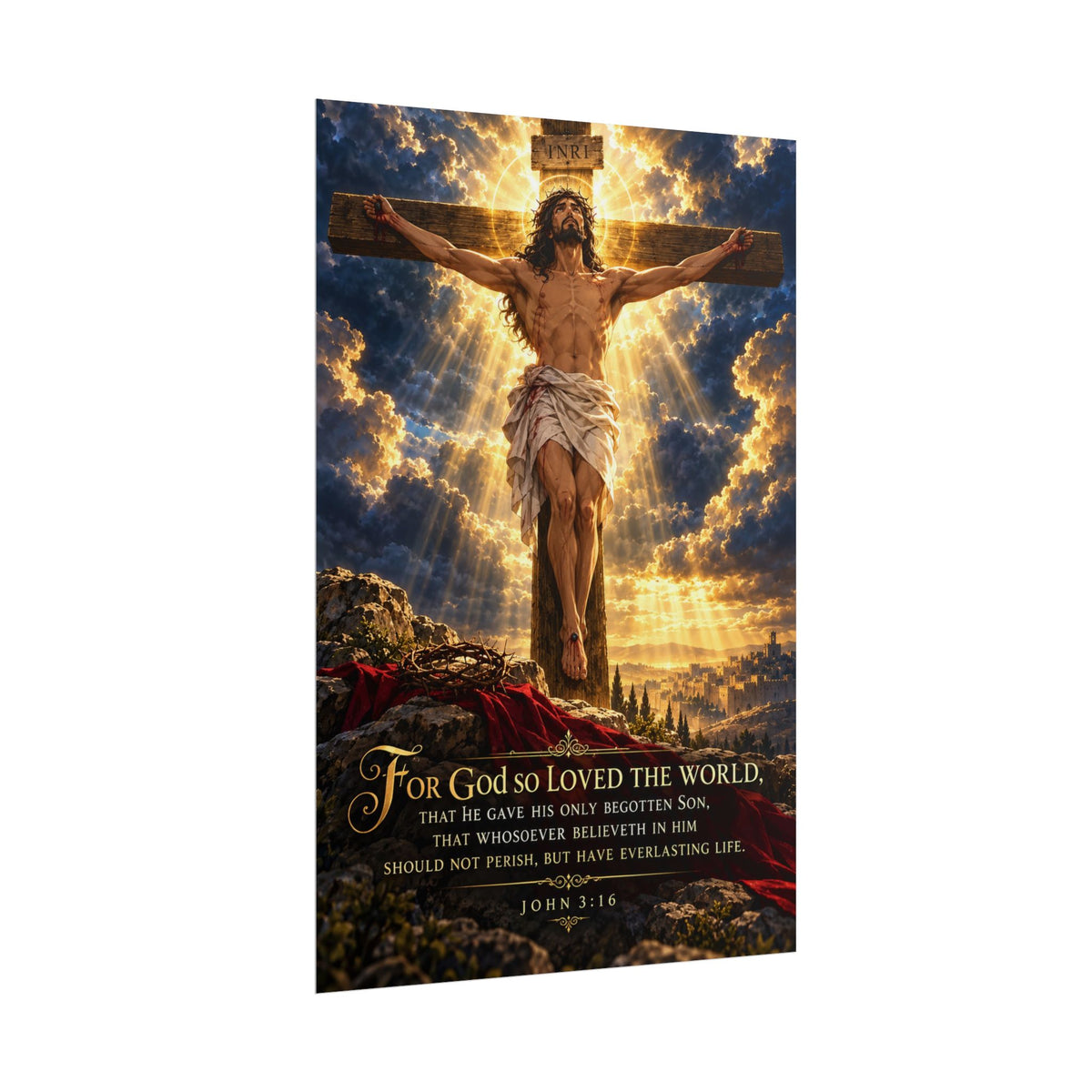 John 3:16 — Christian Art Print