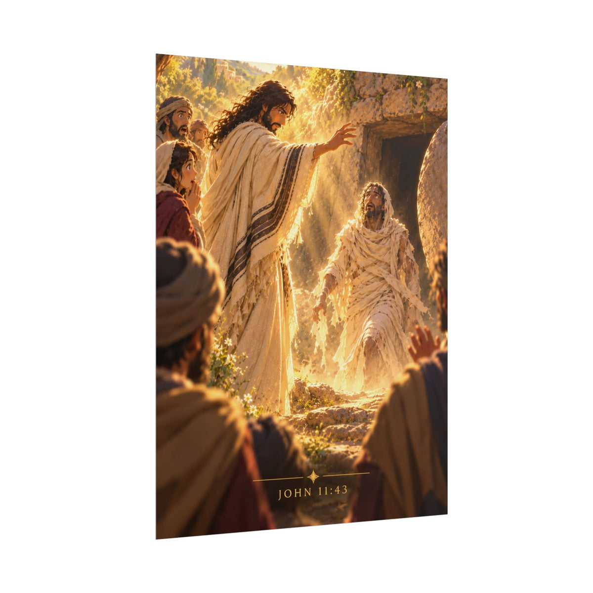 Lazarus Raised from the Dead — John 11 Art Print