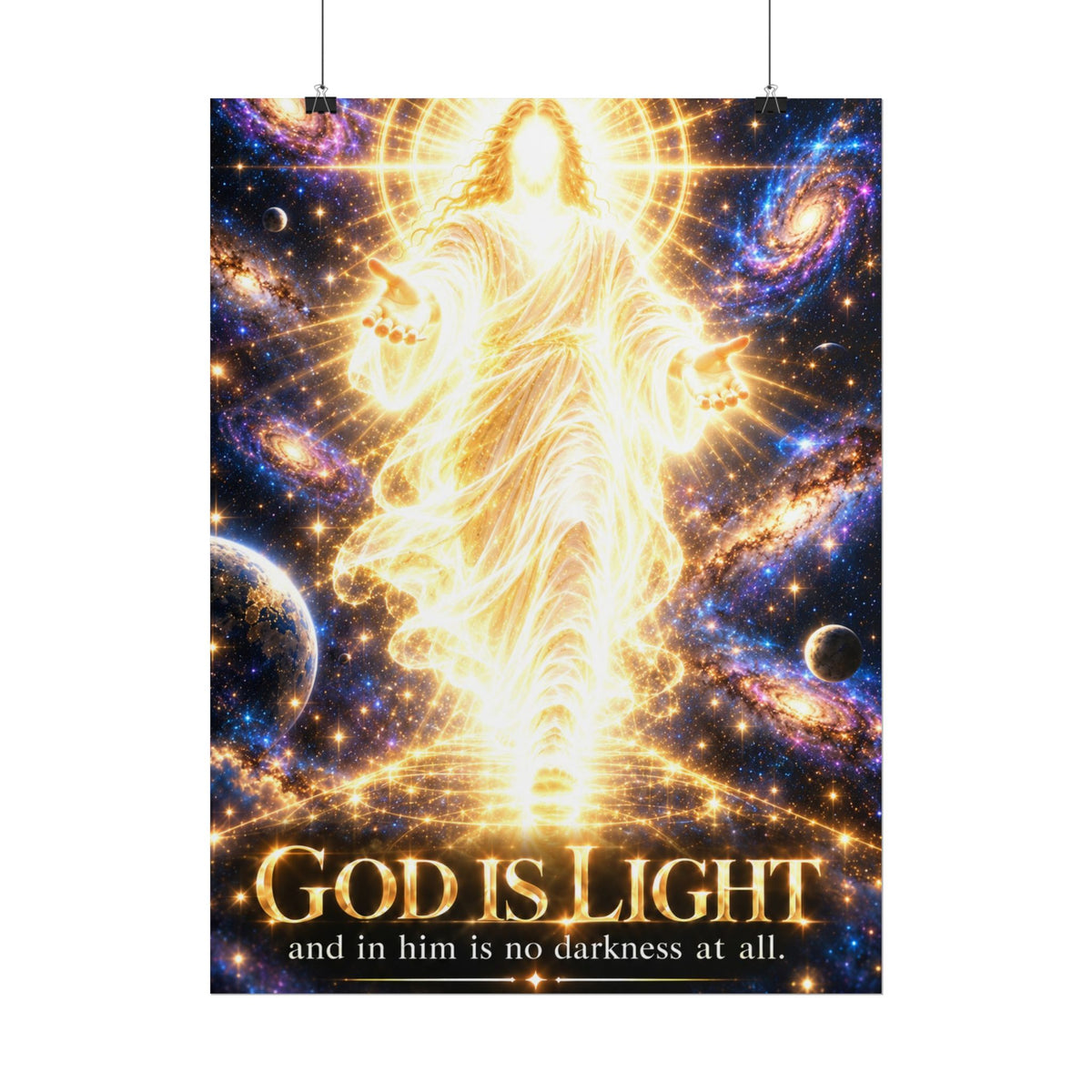 God Is Light — 1 John 1:5 Art Print
