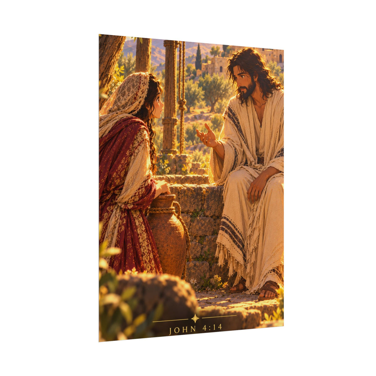 Woman at the Well — John 4 Art Print
