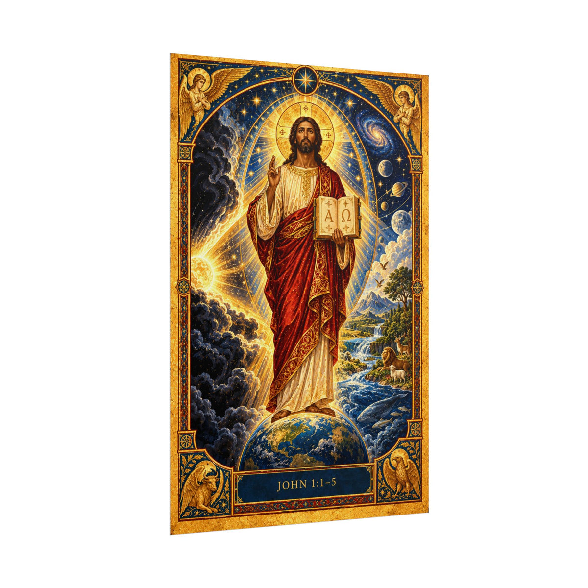 In the Beginning Was the Word — John 1:1 Art Print