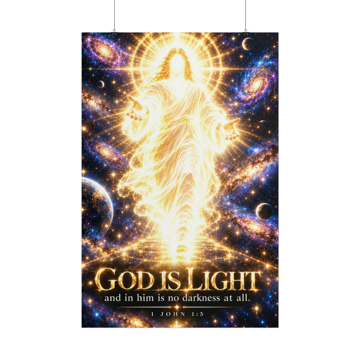 God Is Light — 1 John 1:5 Art Print