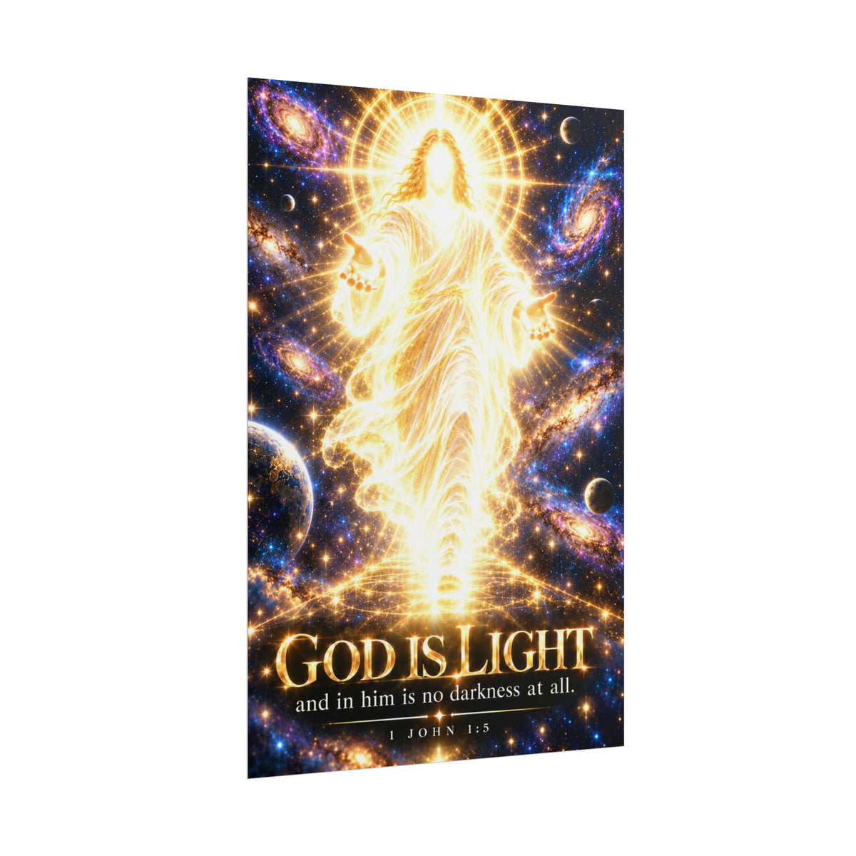 God Is Light — 1 John 1:5 Art Print