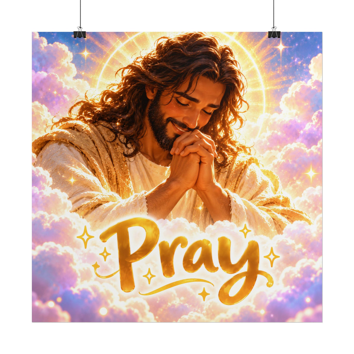 Pray — Christian Art Print