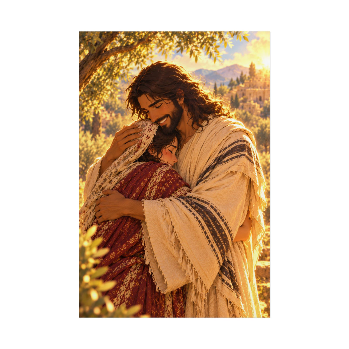 Warm Embrace — Christian Art Print