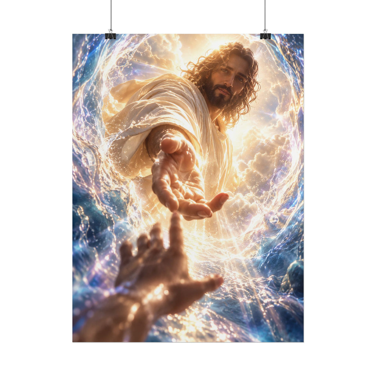 Come to Me, All Who Are Weary — Matthew 11:28 Art Print