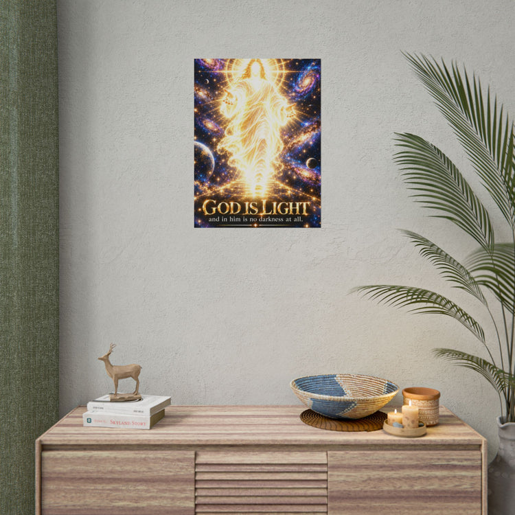 God Is Light — 1 John 1:5 Art Print