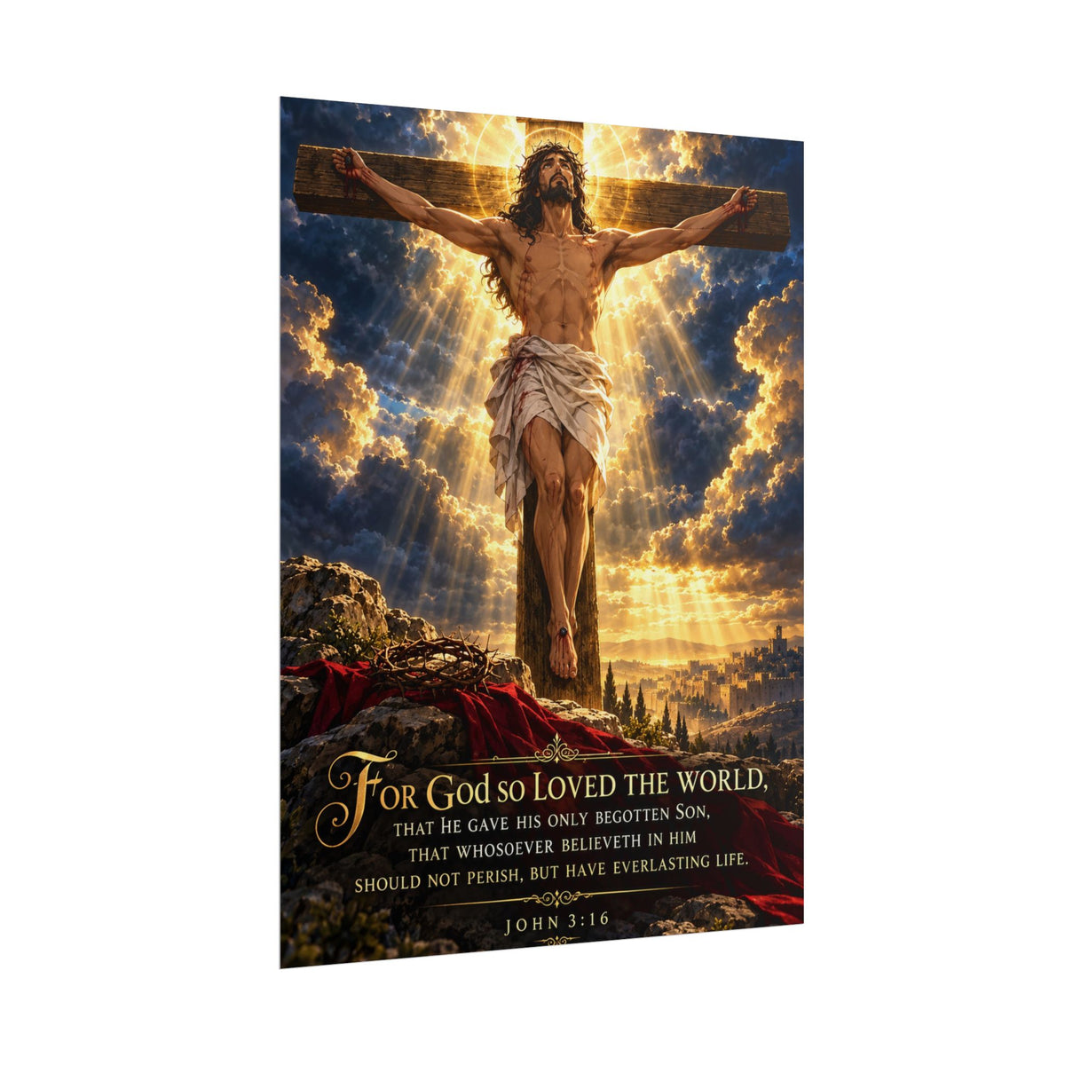 John 3:16 — Christian Art Print