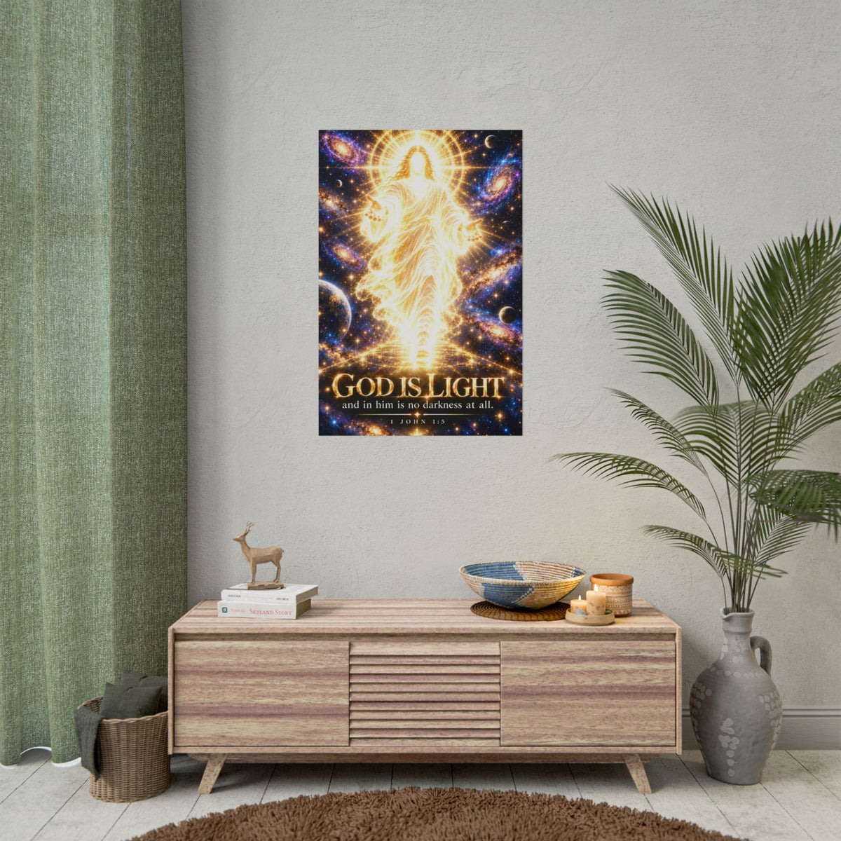 God Is Light — 1 John 1:5 Art Print