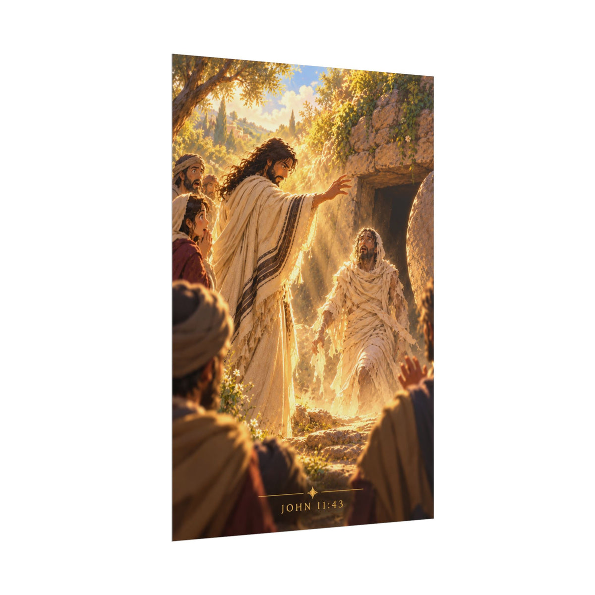 Lazarus Raised from the Dead — John 11 Art Print